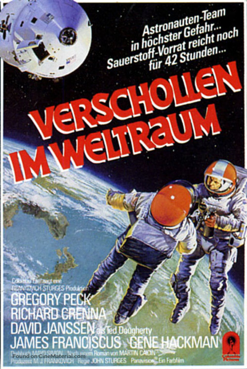 Marooned - German VHS movie cover