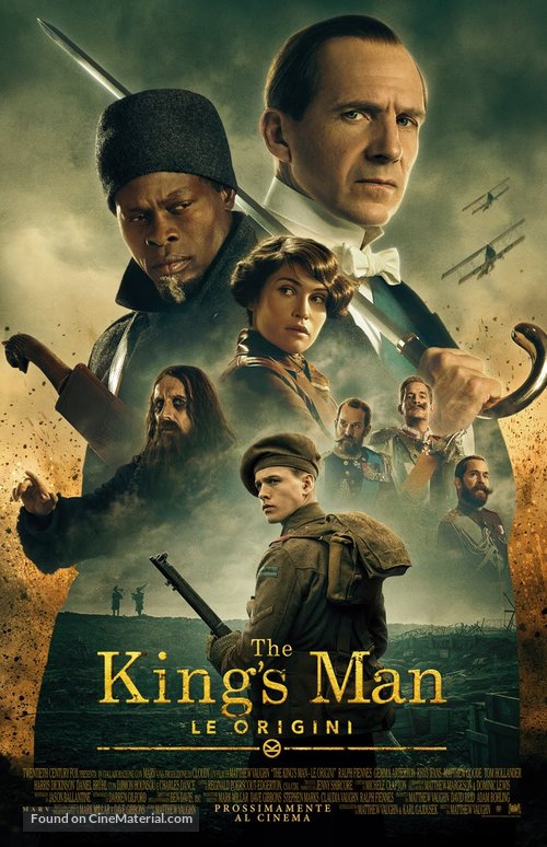 The King&#039;s Man - Italian Movie Poster