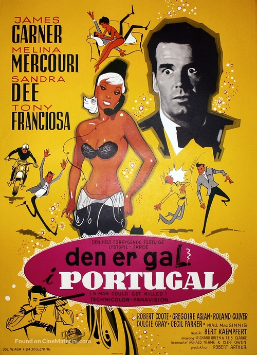 A Man Could Get Killed - Danish Movie Poster