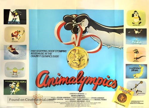 Animalympics - British Movie Poster