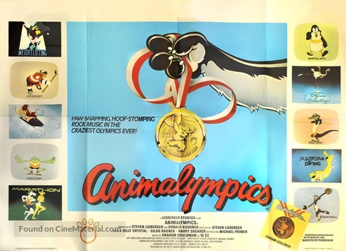Animalympics - British Movie Poster