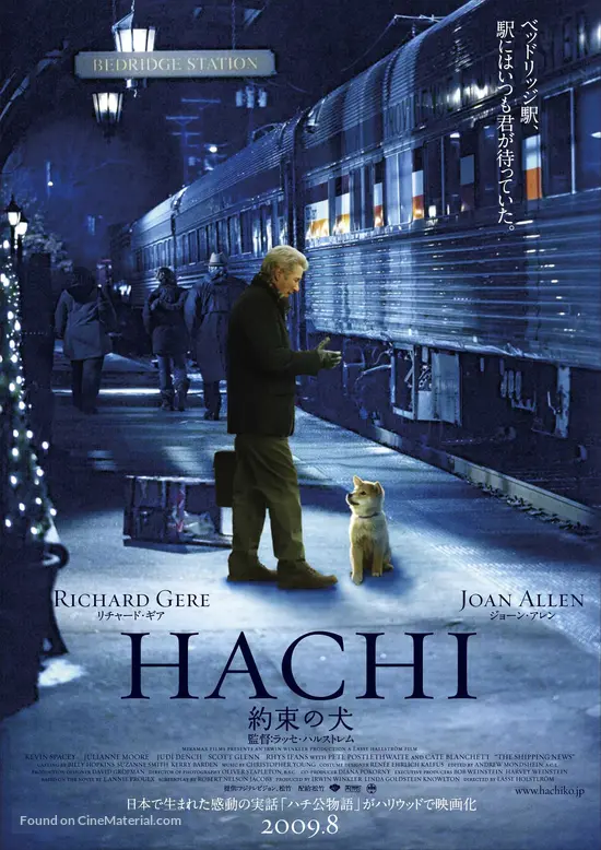 Hachiko A Dog's Story (2009) Japanese movie poster