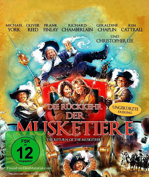 The Return of the Musketeers - German Movie Cover