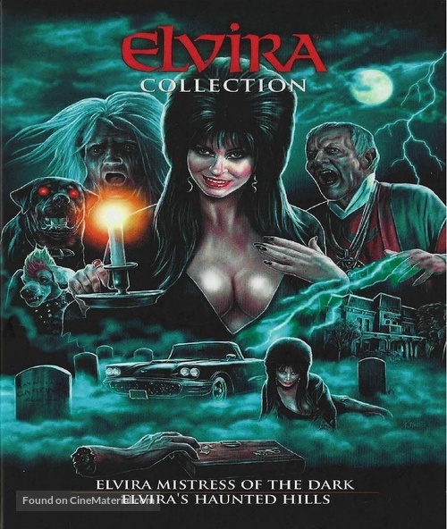 Elvira&#039;s Haunted Hills - German Blu-Ray movie cover
