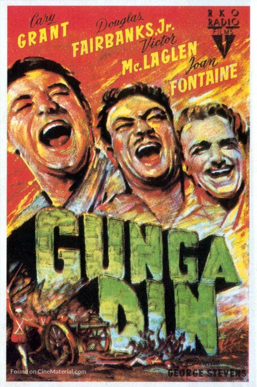 Gunga Din - Spanish Movie Poster