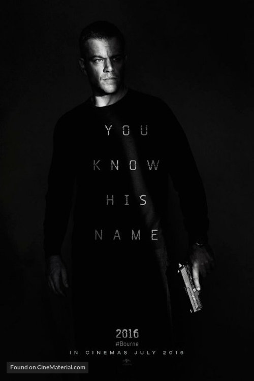 Jason Bourne - Singaporean Movie Poster