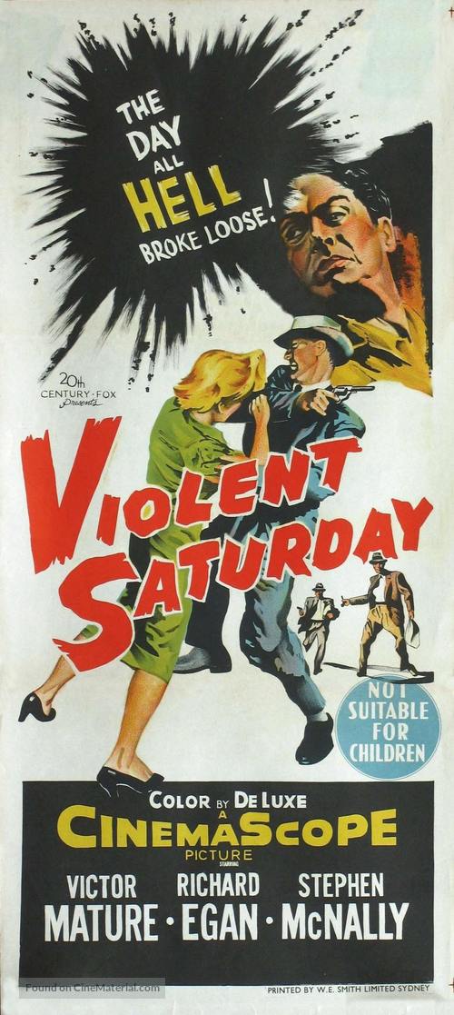 Violent Saturday - Australian Movie Poster
