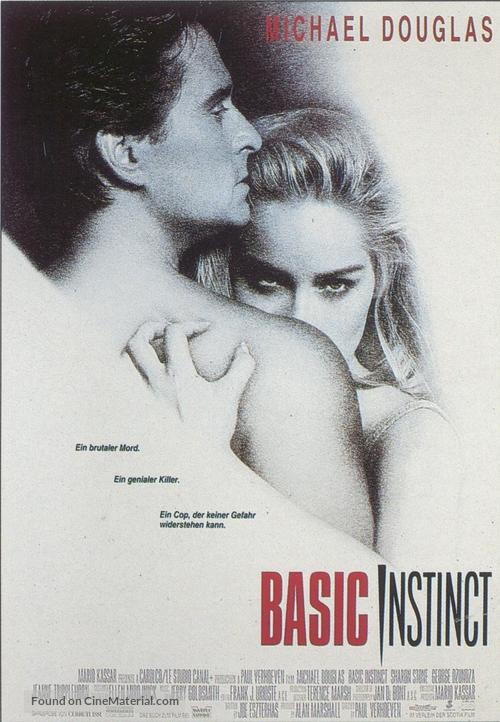 Basic Instinct - German Movie Poster