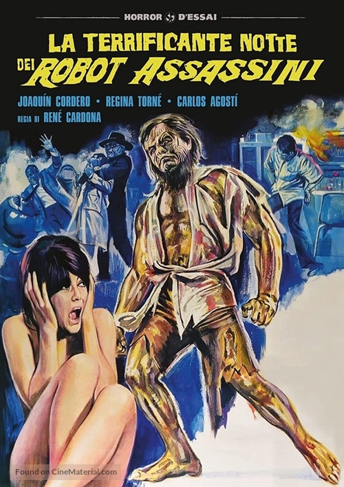 Las luchadoras vs el robot asesino - Italian DVD movie cover