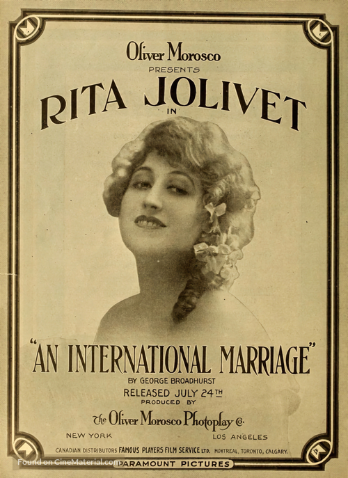 An International Marriage - Movie Poster