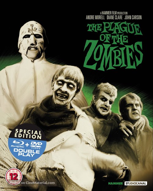 The Plague of the Zombies - British Blu-Ray movie cover