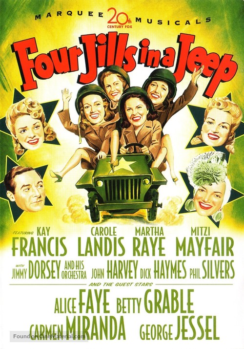 Four Jills in a Jeep - DVD movie cover