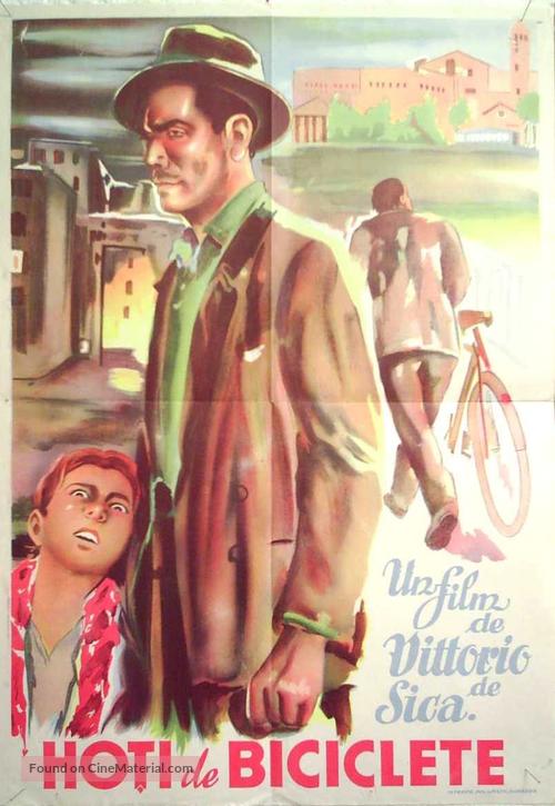 Ladri di biciclette - Romanian Movie Poster