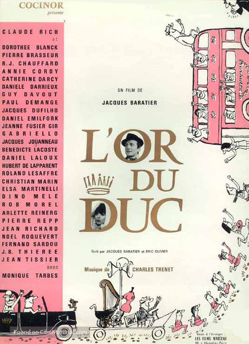 L&#039;or du duc - French Movie Poster