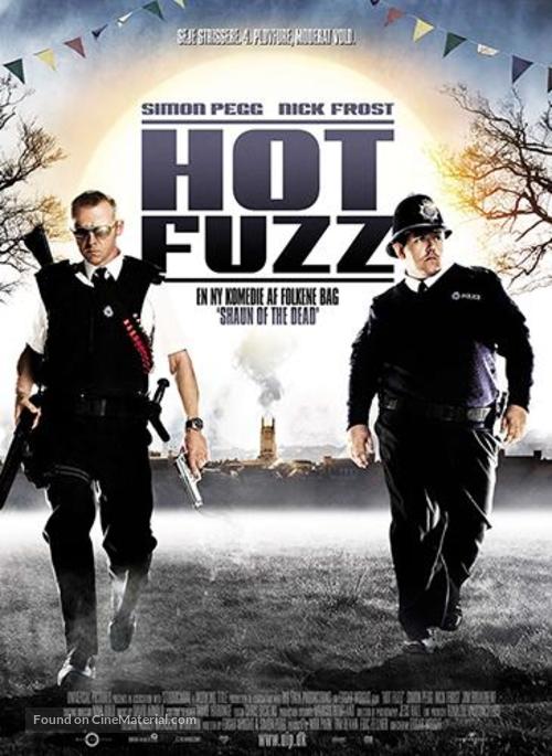 Hot Fuzz - Danish poster