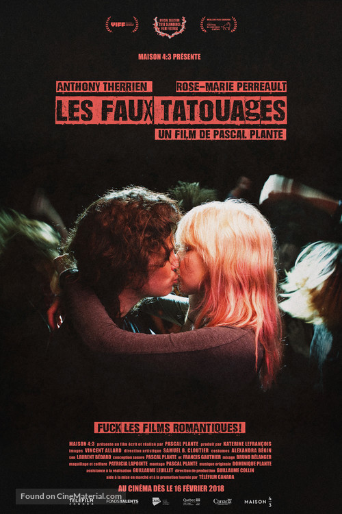 Fake Tattoos - Canadian Movie Poster