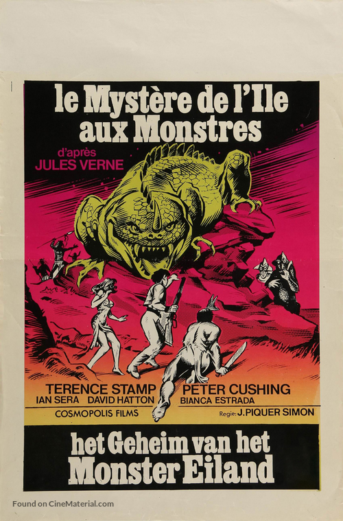 Misterio en la isla de los monstruos - Belgian Movie Poster