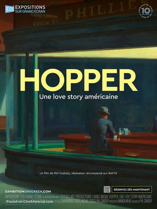 Exhibition on Screen: Hopper - An American Love Story - French Movie Poster