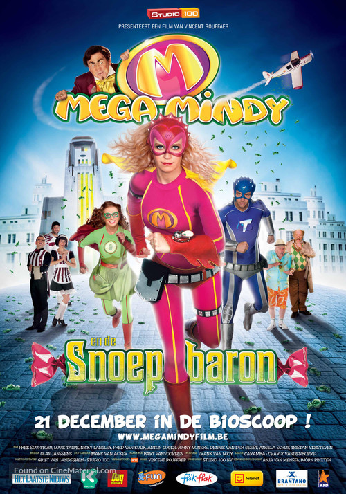 Mega Mindy en de Snoepbaron - Belgian Movie Poster