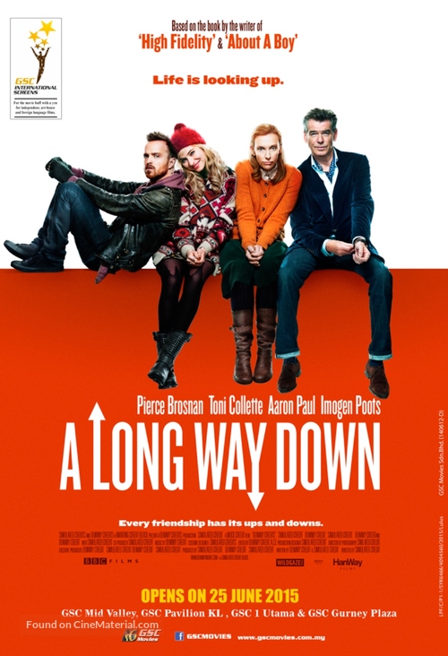 A Long Way Down - Malaysian Movie Poster