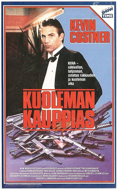 The Gunrunner - Finnish VHS movie cover