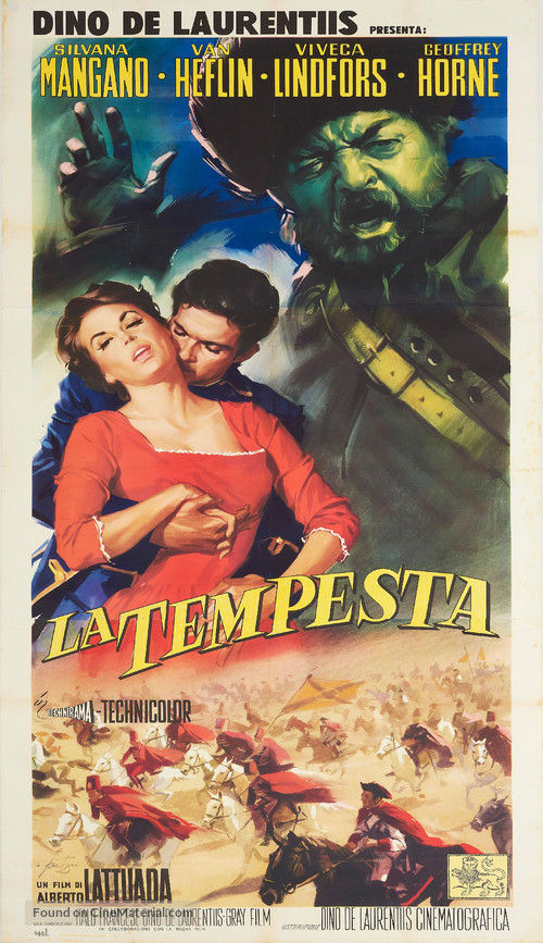 La tempesta - Italian Movie Poster