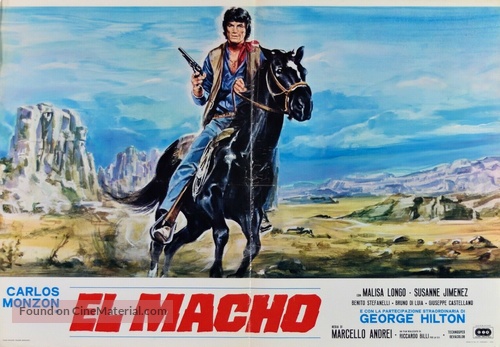El macho - Italian Movie Poster