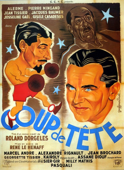 Coup de t&ecirc;te - French Movie Poster