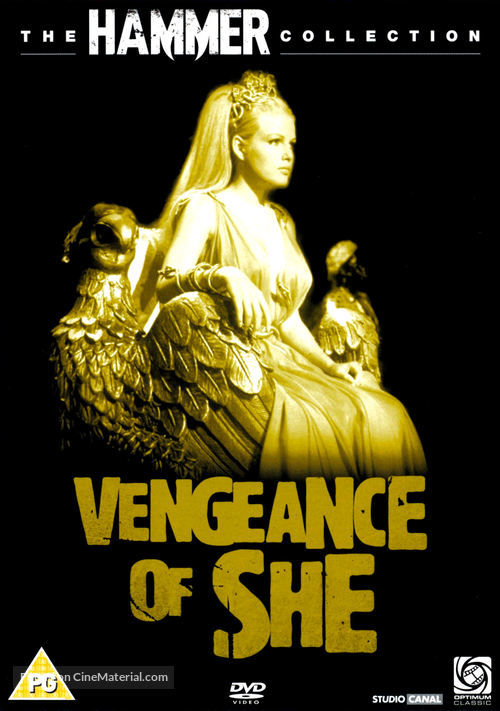 The Vengeance of She - British DVD movie cover