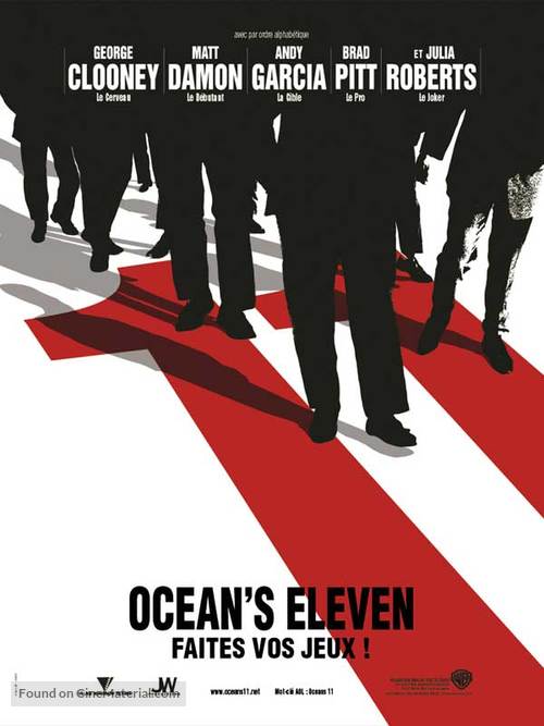 Ocean&#039;s Eleven - French Teaser movie poster