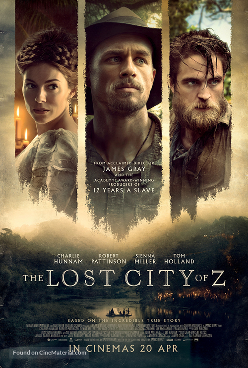 The Lost City of Z - Singaporean Movie Poster