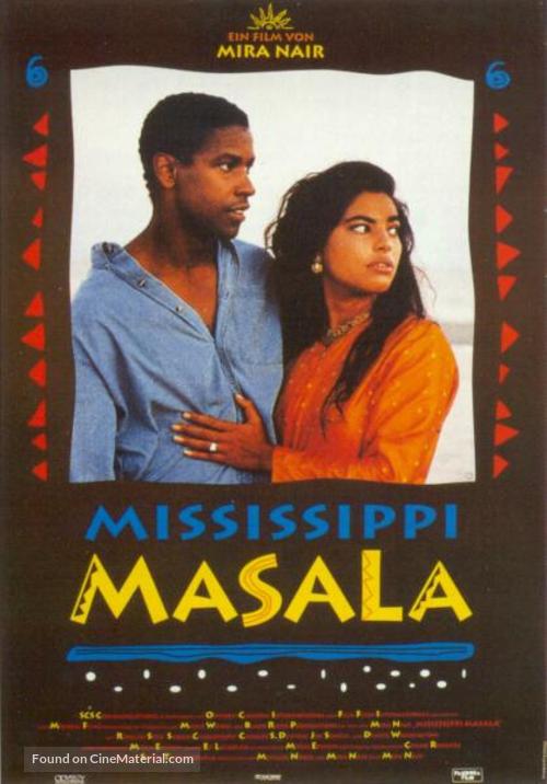 Mississippi Masala - German Movie Poster