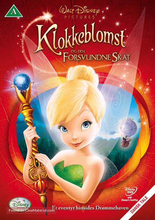 Tinker Bell and the Lost Treasure - Danish DVD movie cover