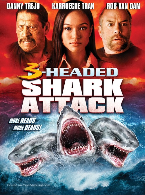 3 Headed Shark Attack - Movie Cover