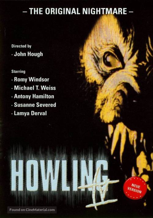 Howling IV: The Original Nightmare - German DVD movie cover