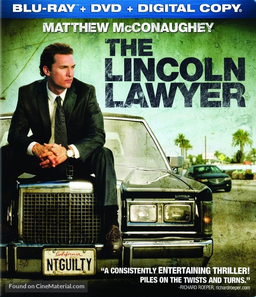 The Lincoln Lawyer - Blu-Ray movie cover