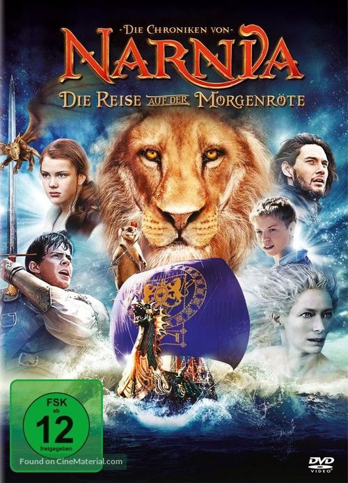 The Chronicles of Narnia: The Voyage of the Dawn Treader - German DVD movie cover