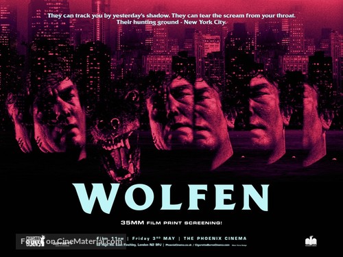 Wolfen - British Re-release movie poster