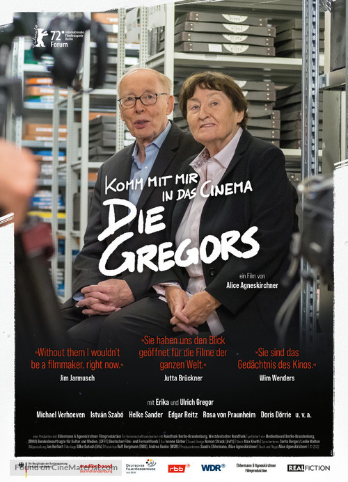 Komm mit mir in das Cinema - Die Gregors - German Movie Poster