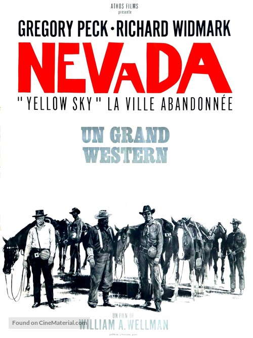 Yellow Sky - French Re-release movie poster