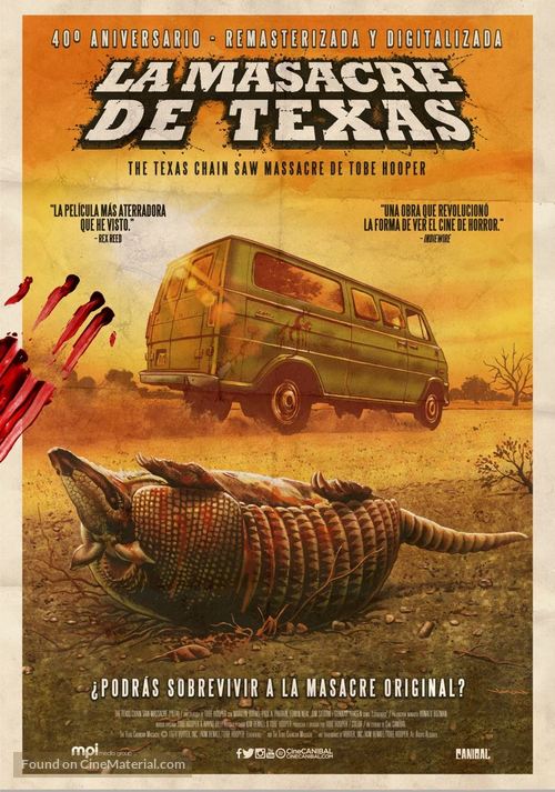 The Texas Chain Saw Massacre - Mexican Movie Poster