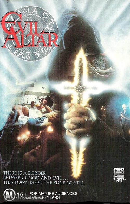 Evil Altar - Australian VHS movie cover