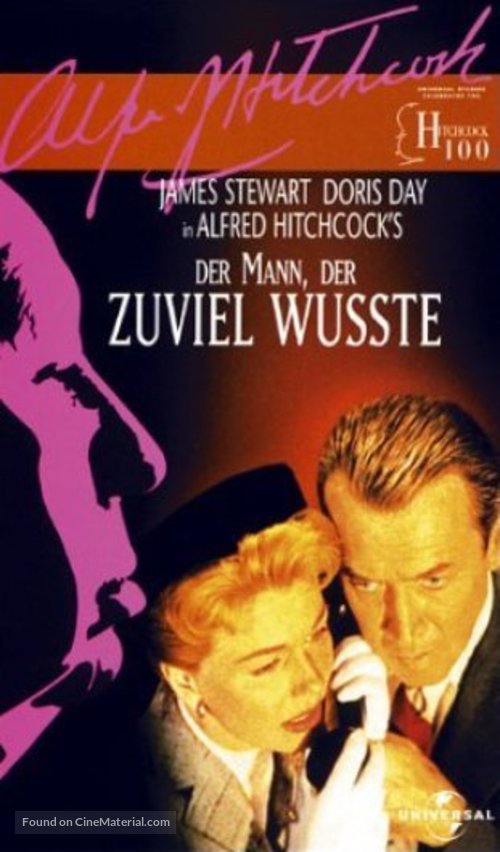 The Man Who Knew Too Much - German VHS movie cover