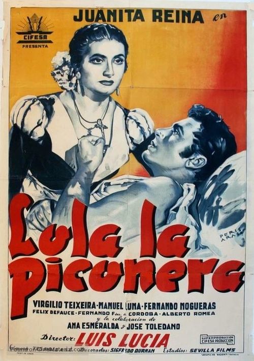 Lola, la piconera - Spanish Movie Poster