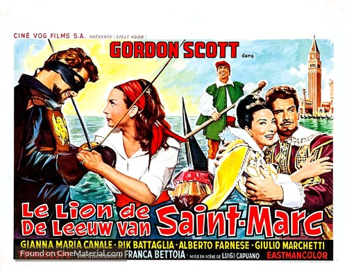 Il leone di San Marco - Belgian Movie Poster