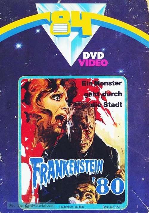 Frankenstein &#039;80 - German Blu-Ray movie cover