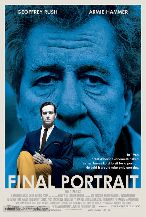 Final Portrait - Movie Poster