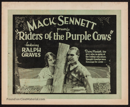 Riders of the Purple Cows - Movie Poster