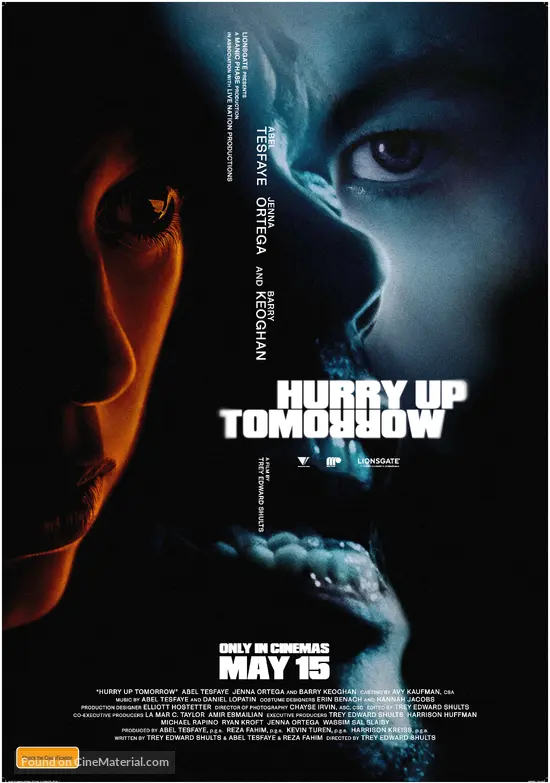 Hurry Up Tomorrow - Australian Movie Poster