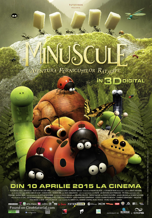 Minuscule - La vall&eacute;e des fourmis perdues - Romanian Movie Poster